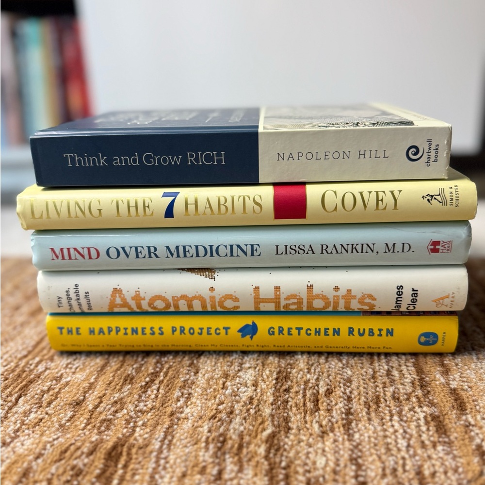 Self Improvement Personal Growth Mindset Success Hardcover Books Bundle NEW - Picture 8 of 9